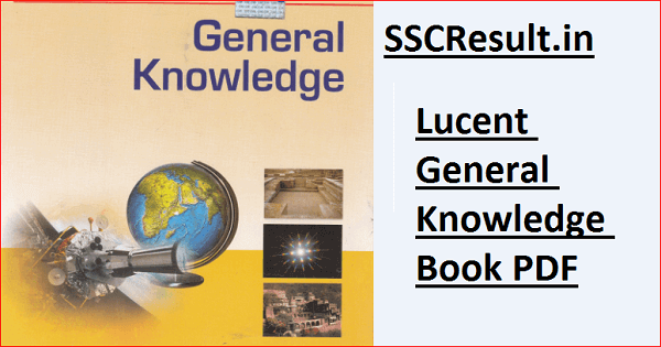 Lucent General Knowledge Book PDF