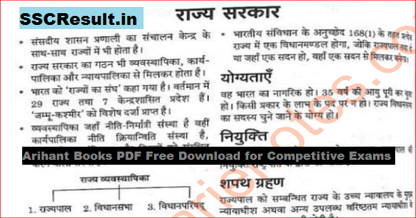 Arihant Books PDF Free Download for Competitive Exams