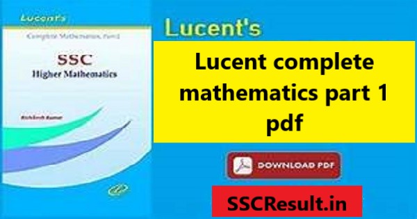 Lucent complete mathematics part 1 pdf