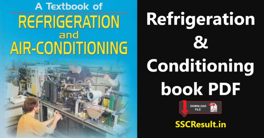 Refrigeration and air conditioning book